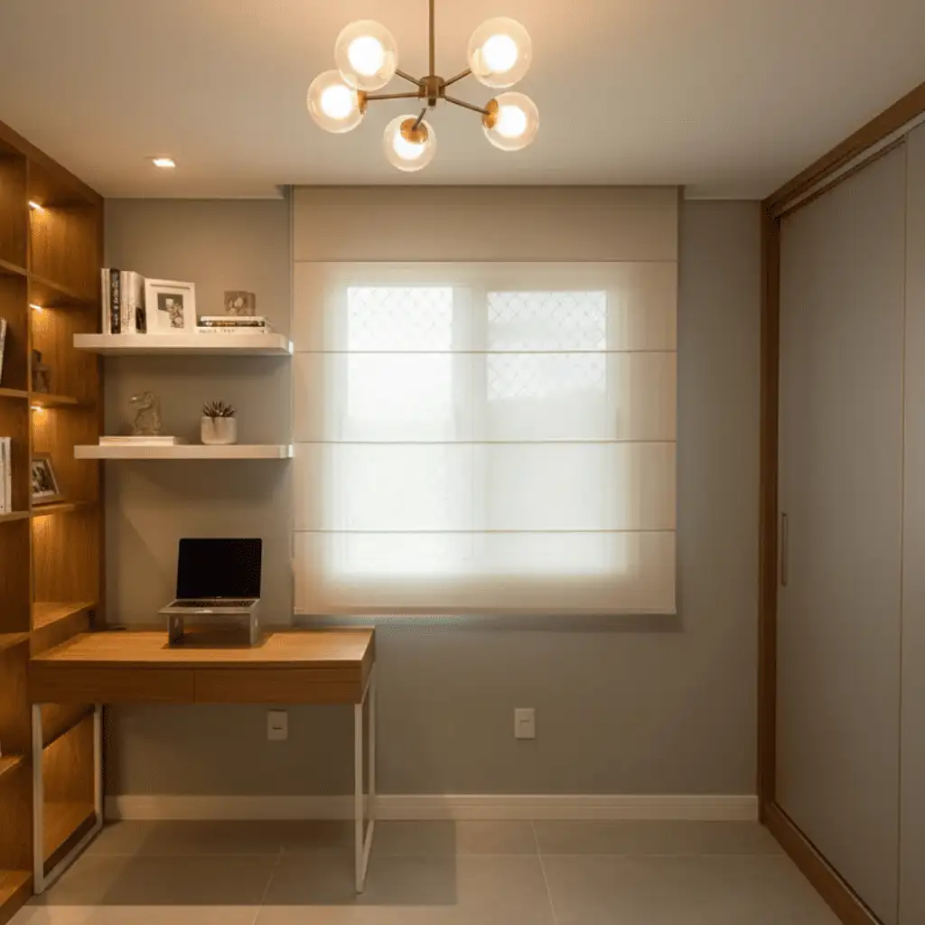 Persiana Romana Tela Solar 3% - Bege