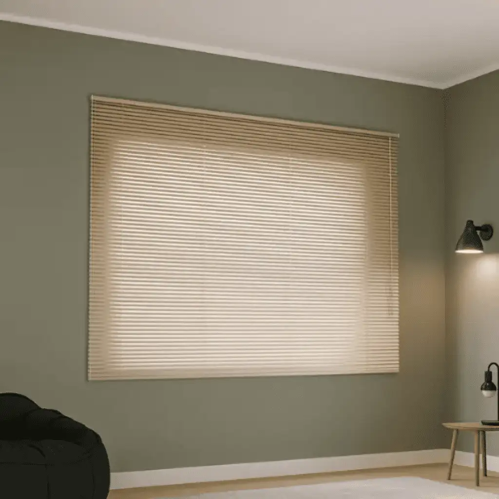 Persiana Bege Horizontal Em Alumínio 25mm - (M²)