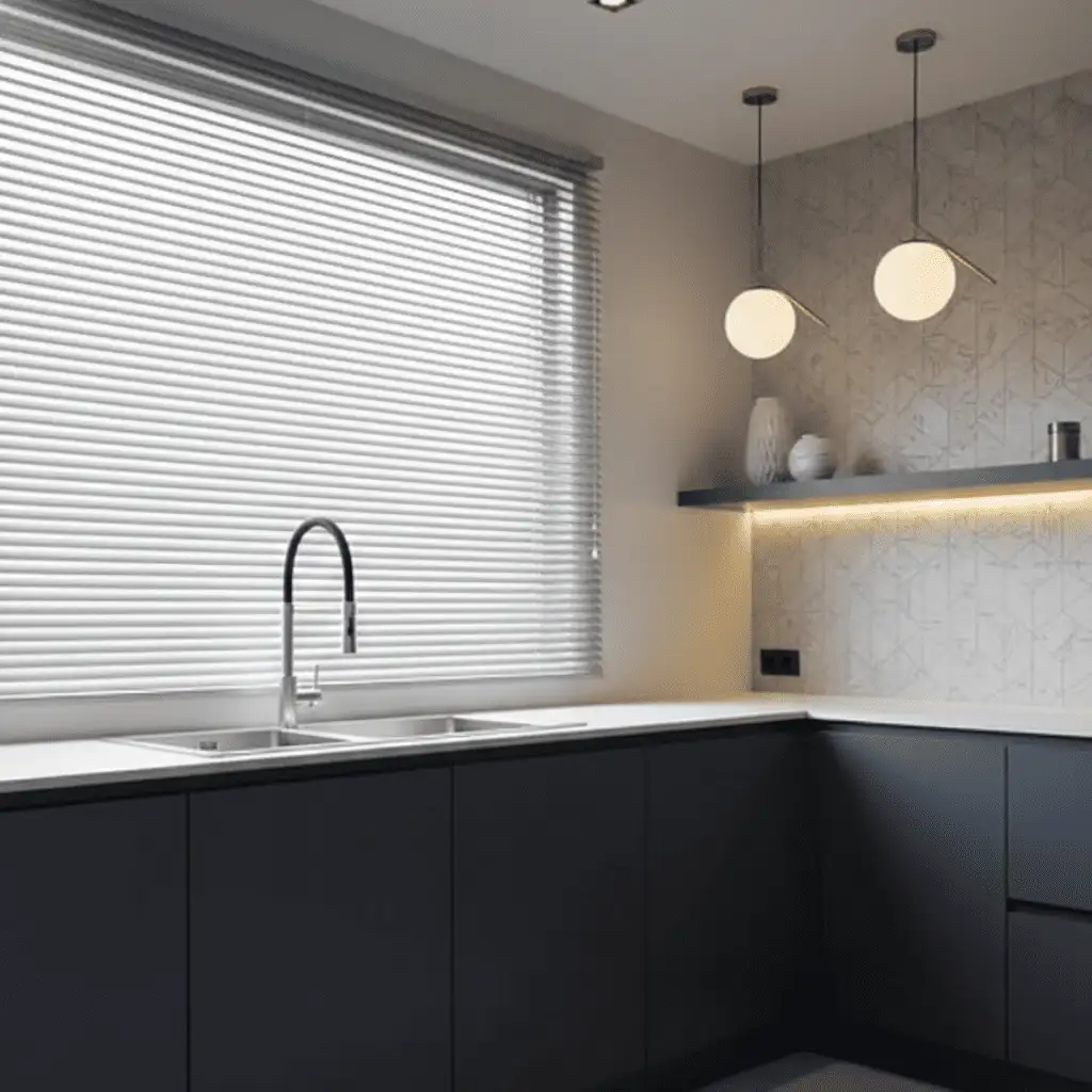 Persiana Prata (Alúminio) Horizontal Em Alumínio 25mm - (M²)