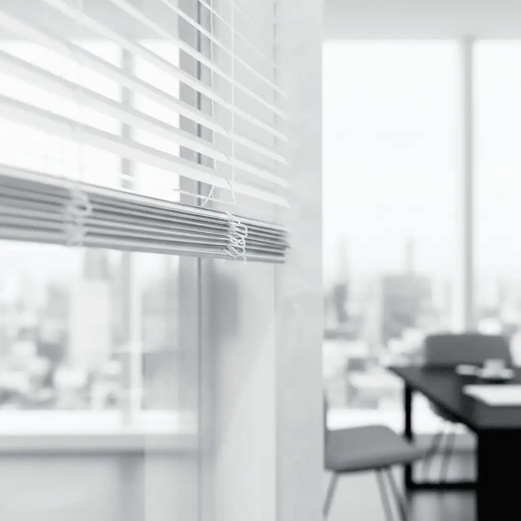 Persiana Branca Horizontal Em Alumínio 25MM - (M²)