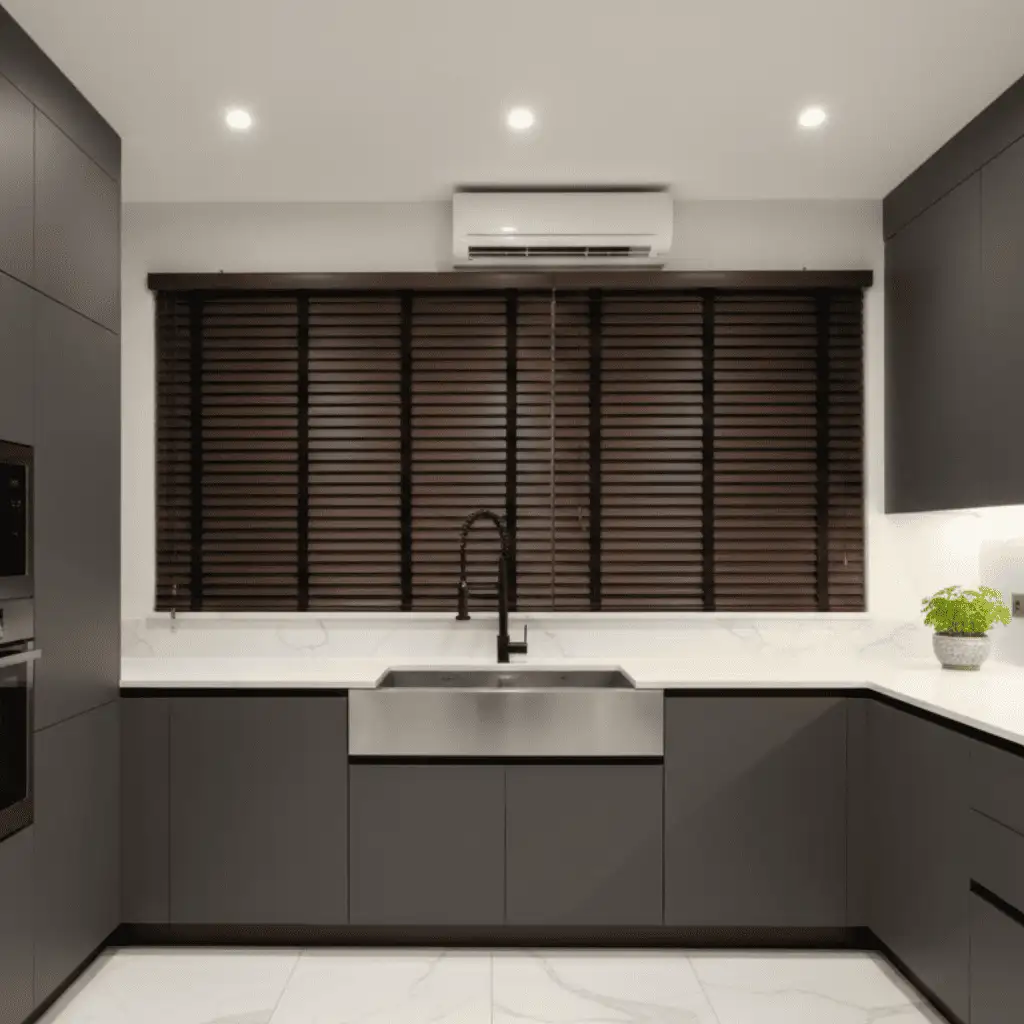 Persiana Madeira Horizontal 50mm - Tabaco (M²)