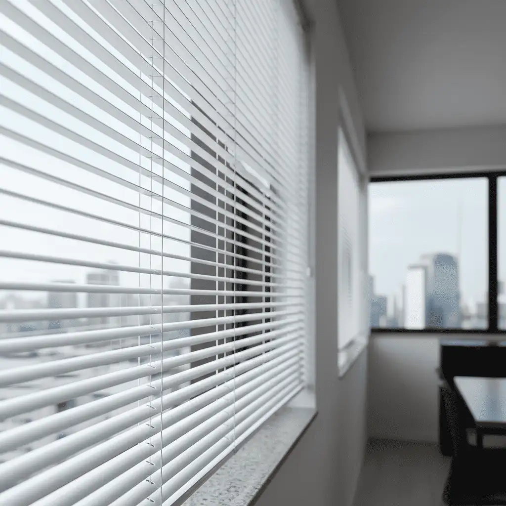 Persiana Branca Horizontal Em Alumínio 25MM - (M²)