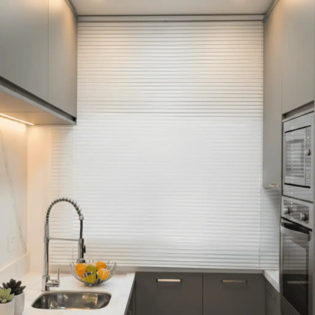 Persiana Branca Horizontal Em Alumínio 25MM - (M²)