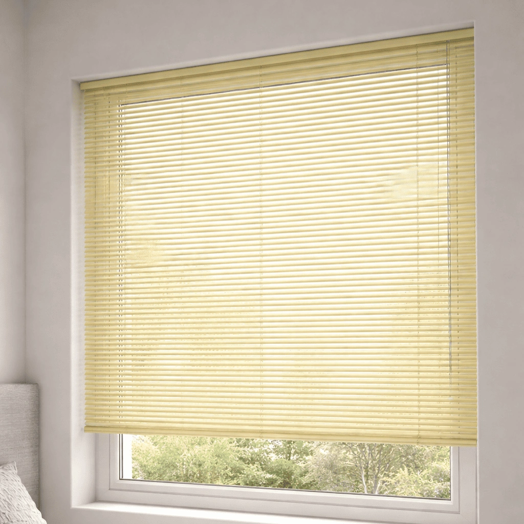 Persiana Horizontal em Alumínio -1,60 x 1,10 - Amarelo Canário(PRONTA ENTREGA)