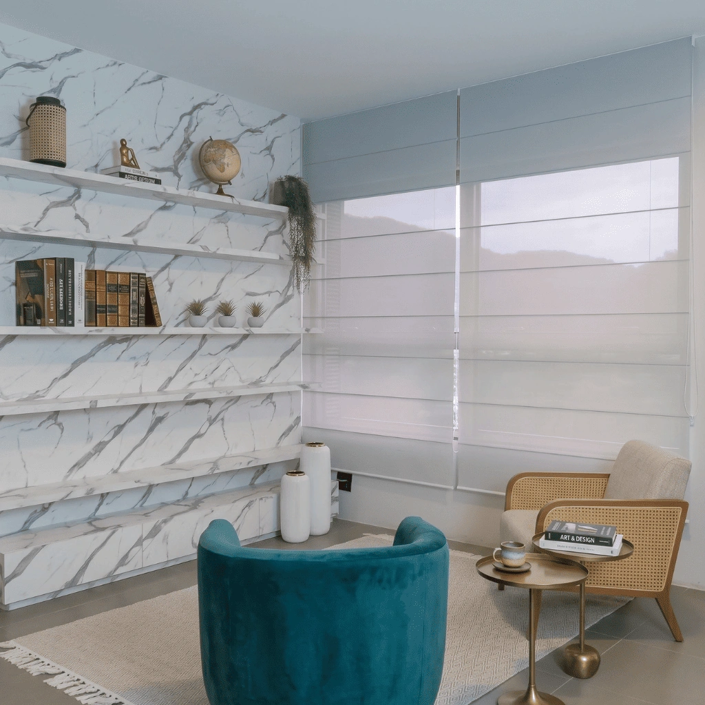 Persiana Romana Tela Solar 5% - Cinza (M²)