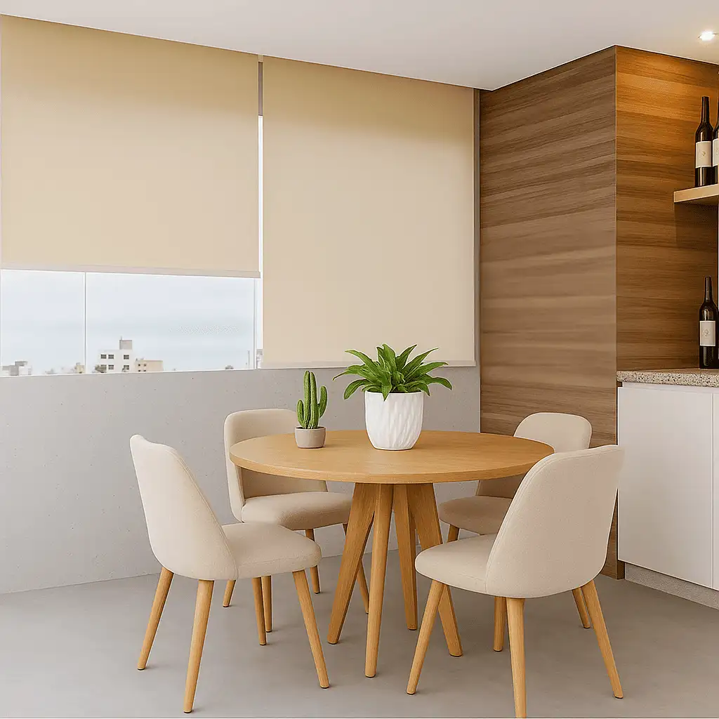 Rolo Blackout Texturizada - Bege (M²)