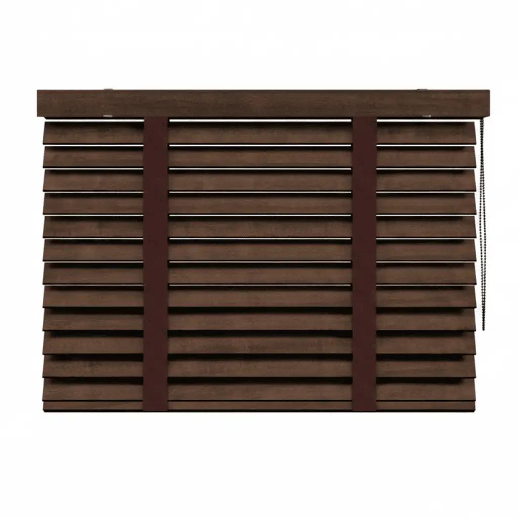 Persiana Madeira Horizontal 50mm - Tabaco (M²)